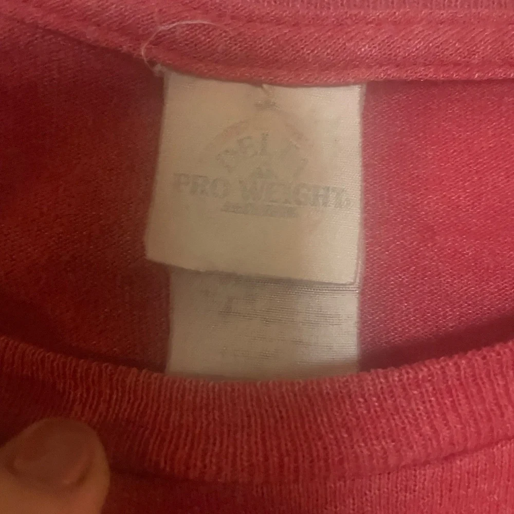 Vintage Distressed Delta Pro Weight Tee Size Large - Snaccident - Eat Bacon - Picture 4 of 4